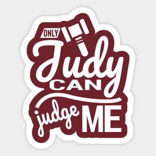 Judge Judy Sticker